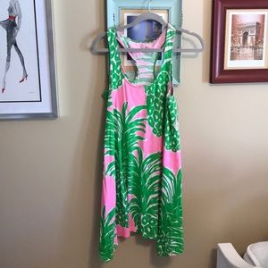 Sleeveless Lilly Pulitzer pineapple dress